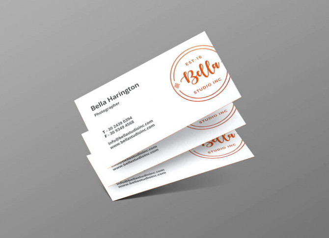 Business card printing